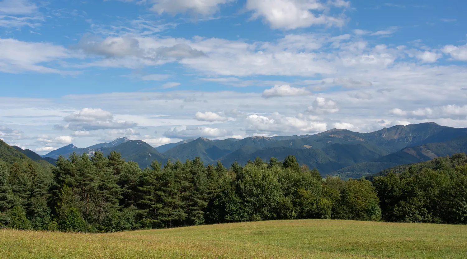 Góry Mała Fatra Widok na góry Mała Fatra