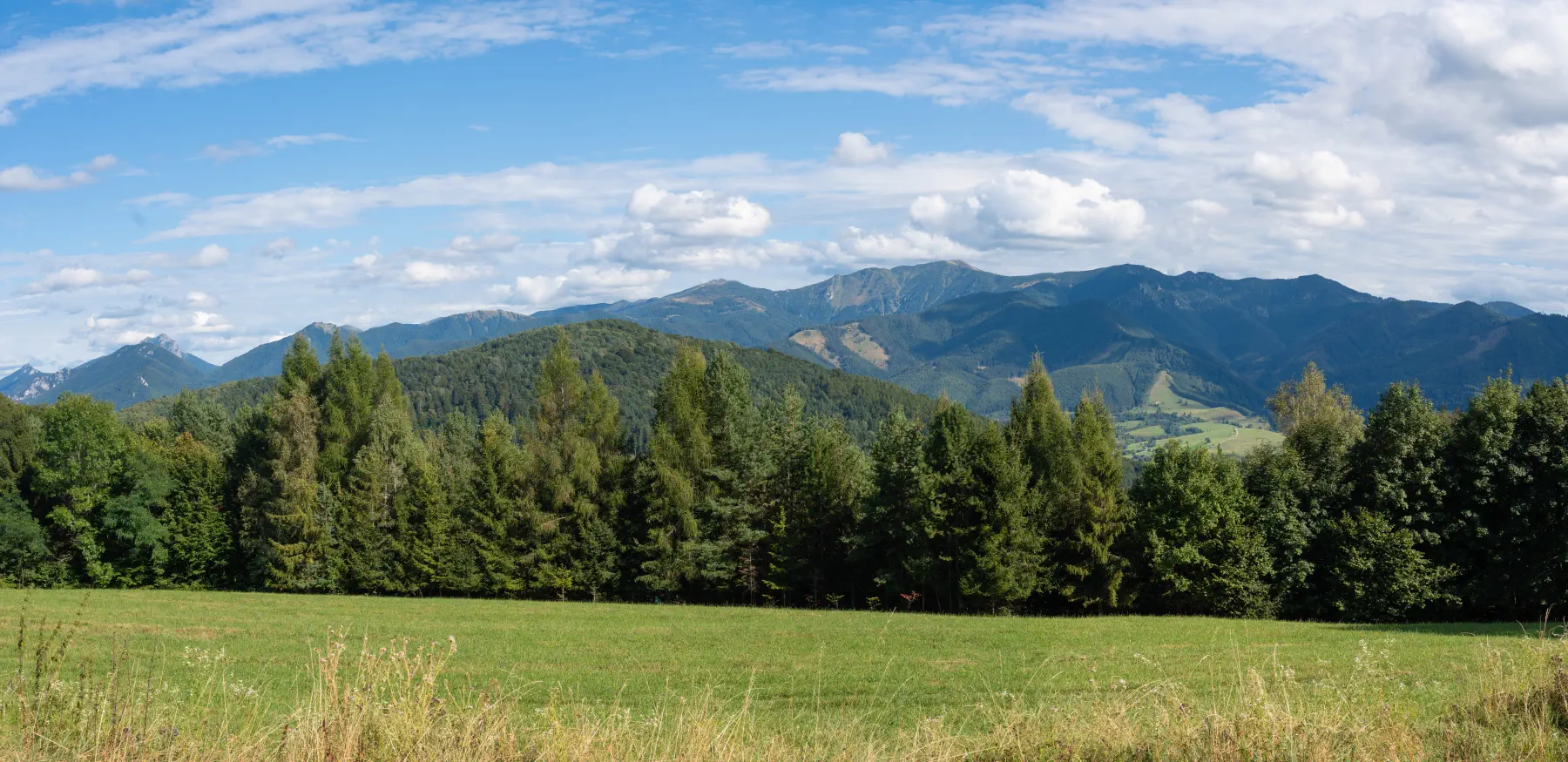 Góry Mała Fatra Widok na góry Mała Fatra