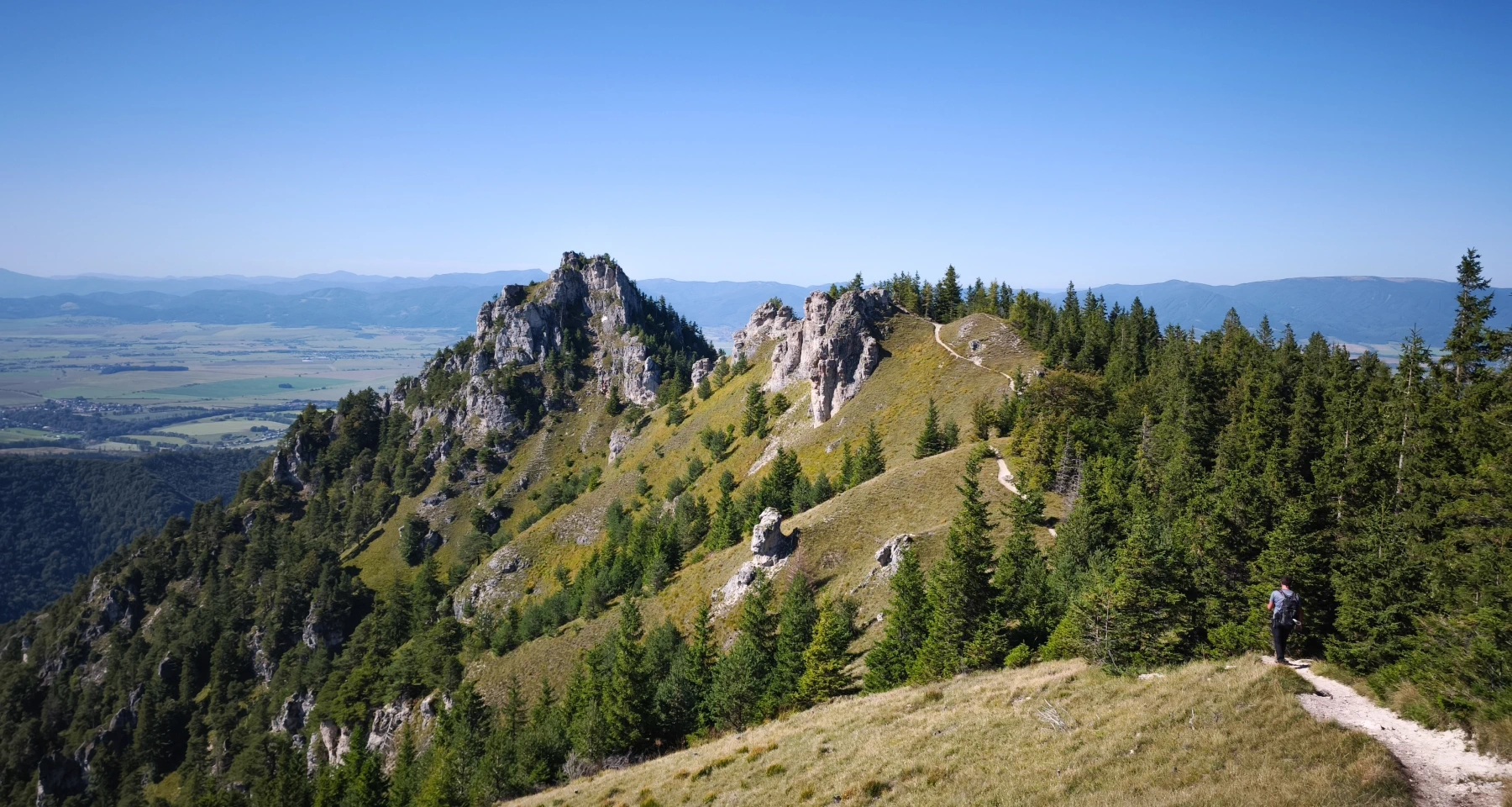 Widok na Tlstą i Ostrą