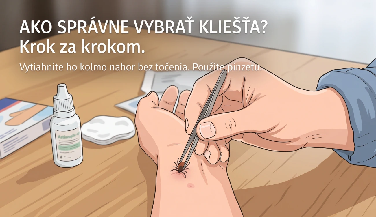 Prawidłowe usunięcie kleszcza